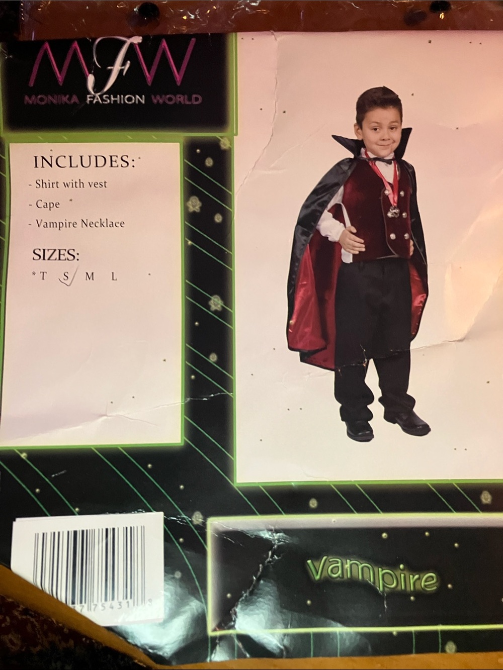 Vampire costume